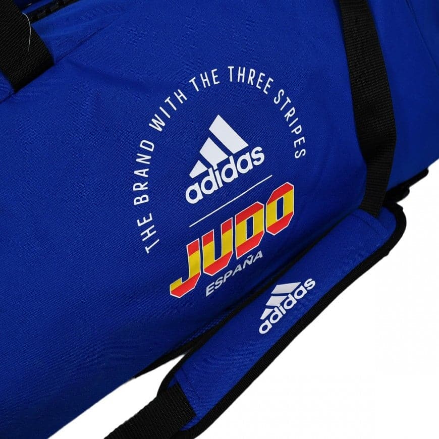 BOLSA ADIDAS "CONV.2 EN 1 JUDO" (BANDERA ESPAÑA) AZUL ROYAL