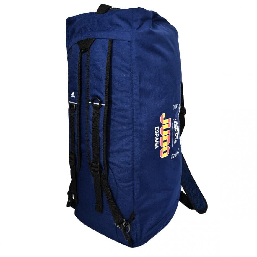 BOLSA ADIDAS "CONV.2 EN 1 JUDO" (BANDERA ESPAÑA) AZUL MARINO