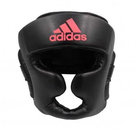 CASCO DE BOXEO ADIDAS "PROFESIONAL" (NEGRO/ROJO)