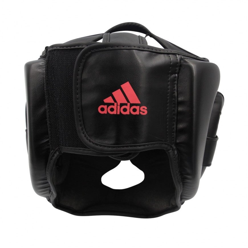 CASCO DE BOXEO ADIDAS "PROFESIONAL" (NEGRO/ROJO)