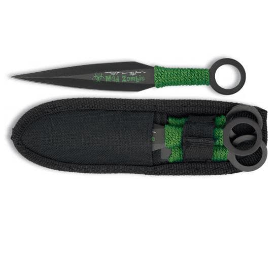 Set de 3 Cuchillos Lanzadores Mad Zombie