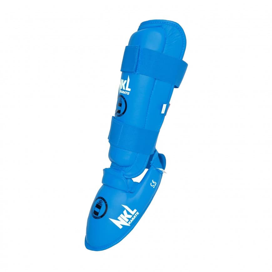 ESPINILLERA CON EMPEINE NKL KARATE "RFEK HOM."