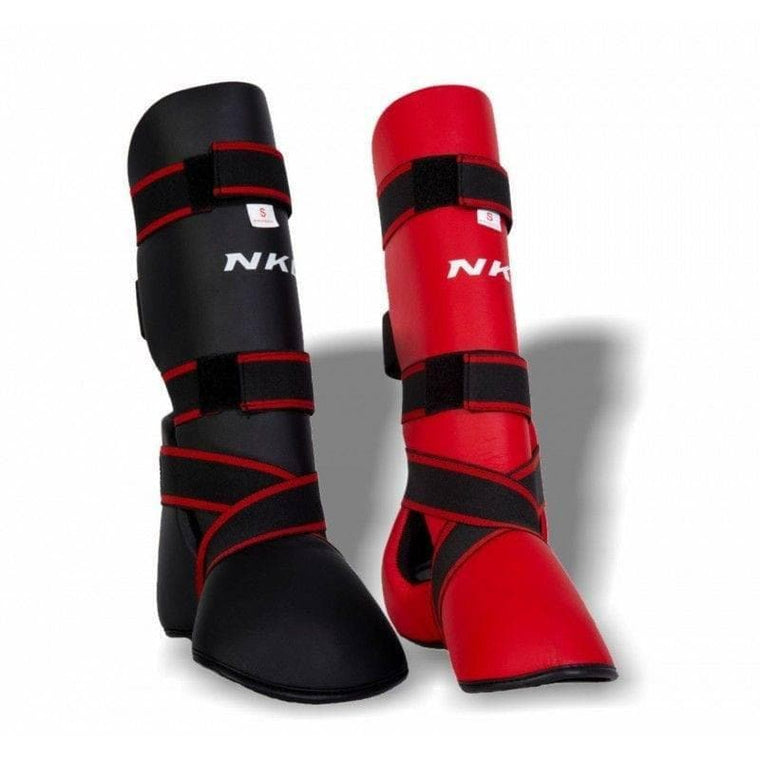 Bota Kick Boxing con espinillera protección empeine