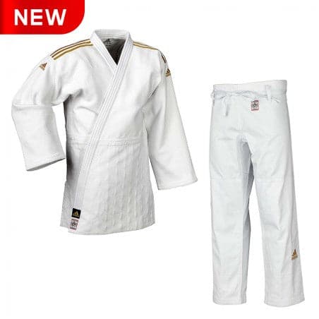 Judogui ADIDAS CLUB NEW CHAMPION III IJF HOMOLOGADO Bandas Doradas