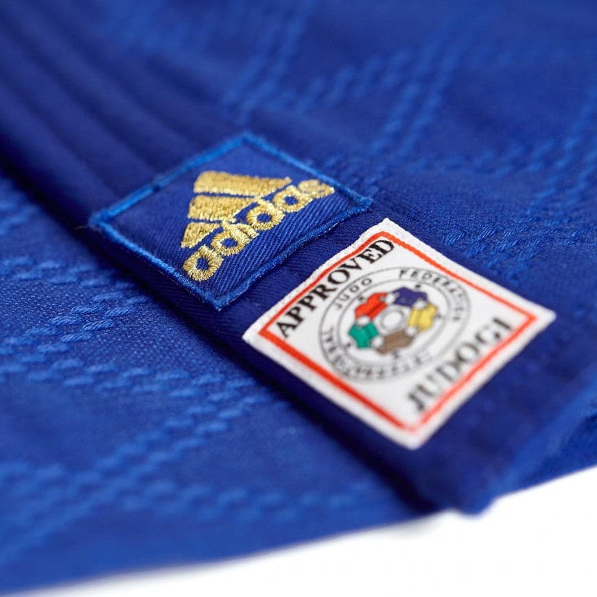 Judogi Competición ADIDAS CLUB NEW CHAMPION III SLIM FIT "IJF " Bandas Doradas