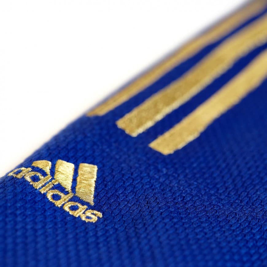 Judogi Competición ADIDAS CLUB NEW CHAMPION III SLIM FIT "IJF " Bandas Doradas