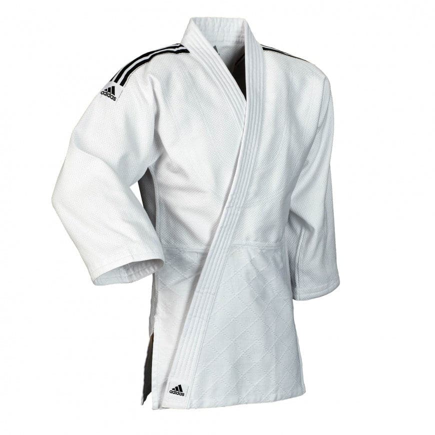 Judogi Entrenamiento ADIDAS CLUB Blanco (Bandas Negras)