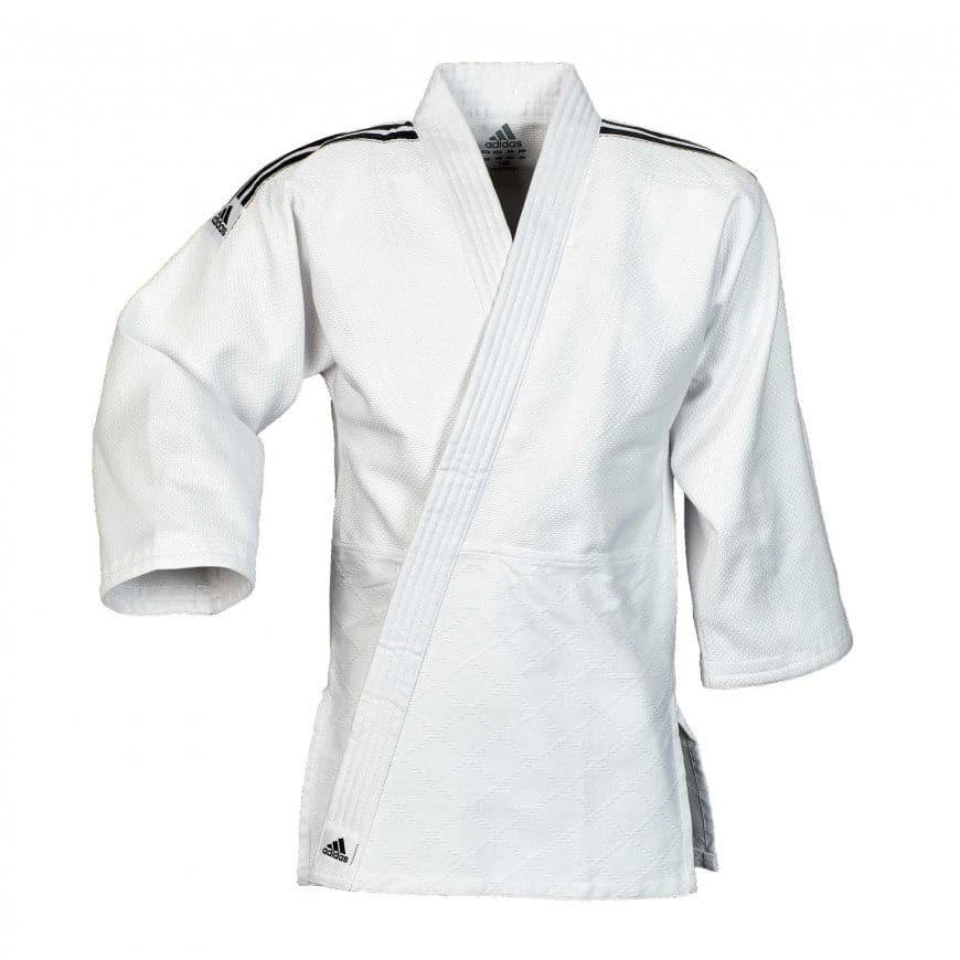 Judogi Entrenamiento ADIDAS CLUB Blanco (Bandas Negras)