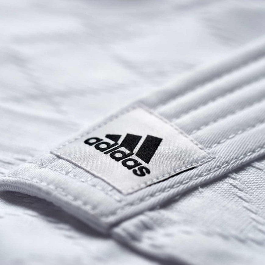 Judogi Entrenamiento ADIDAS CLUB Blanco (Bandas Negras)