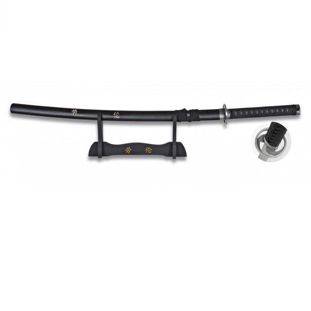 katana Toledo Imperial Hoja Carbono 69 cm con peana