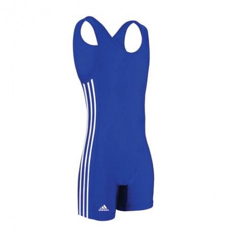 Malla Lucha Roja Hombre ADIDAS 3 Bandas Blancas