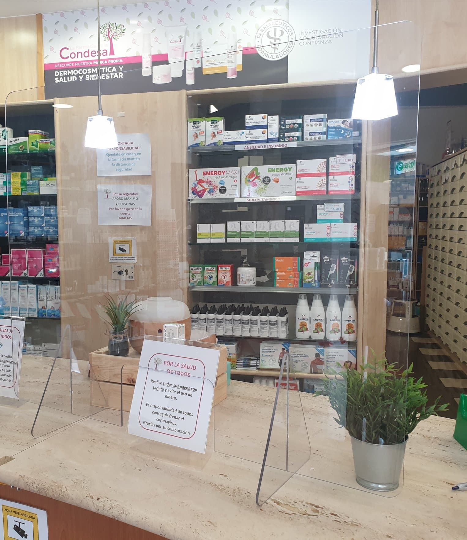 Mampara Protección Sin Instalación 