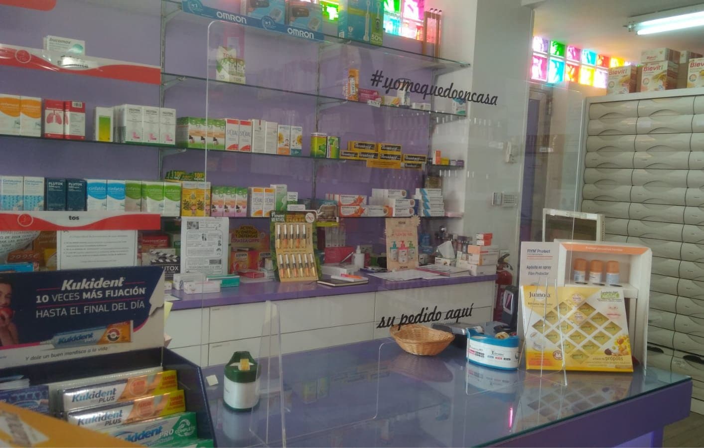 Mampara Protección Sin Instalación S1