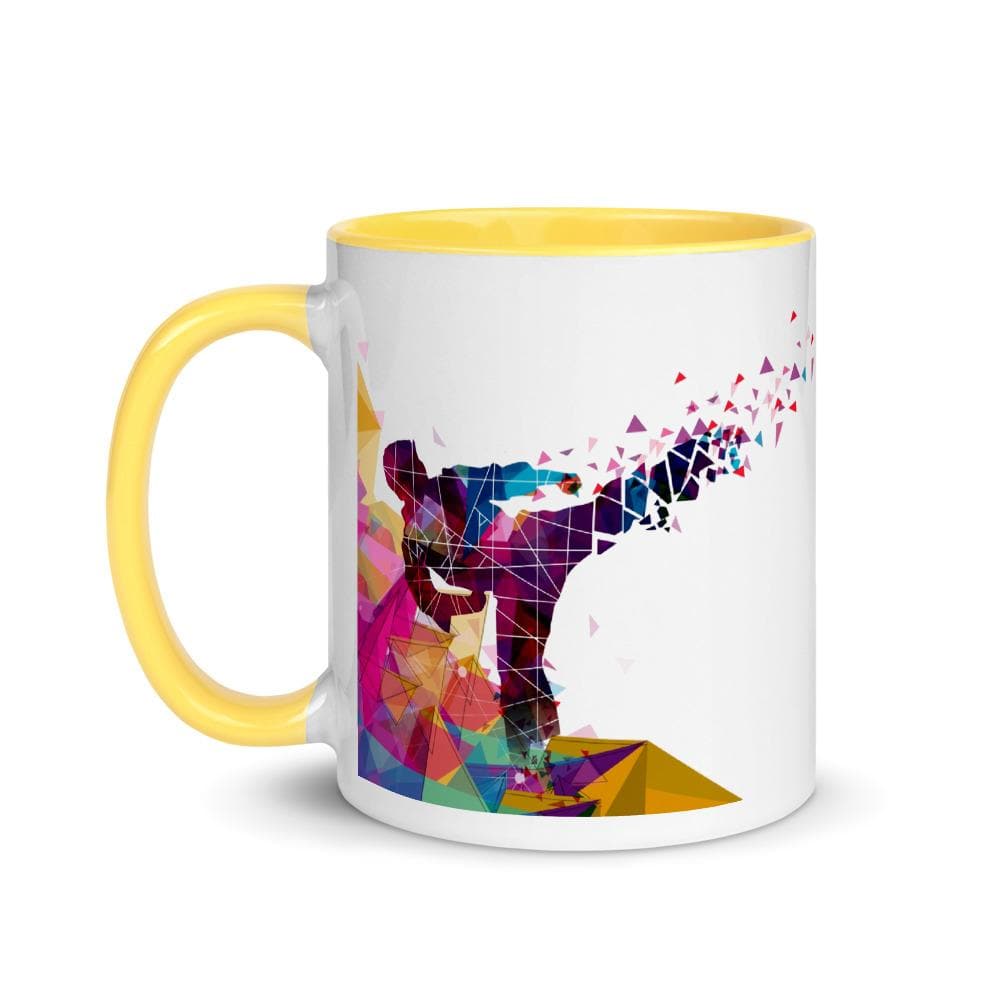 Taza color interior Amarillo