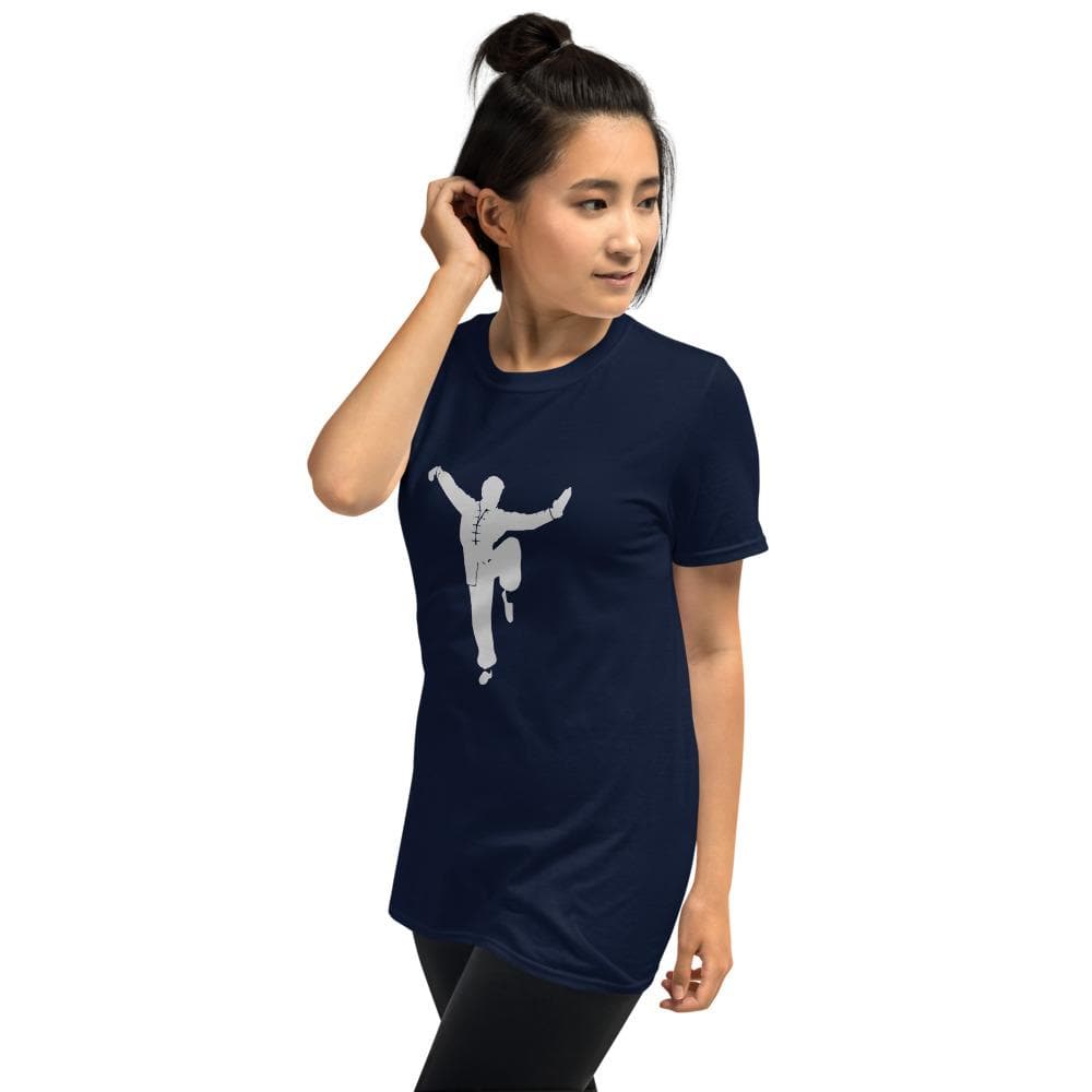 Camiseta de manga corta Kung fu