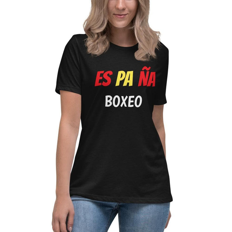 Camiseta feminina de boxe da Espanha 🥊🥊