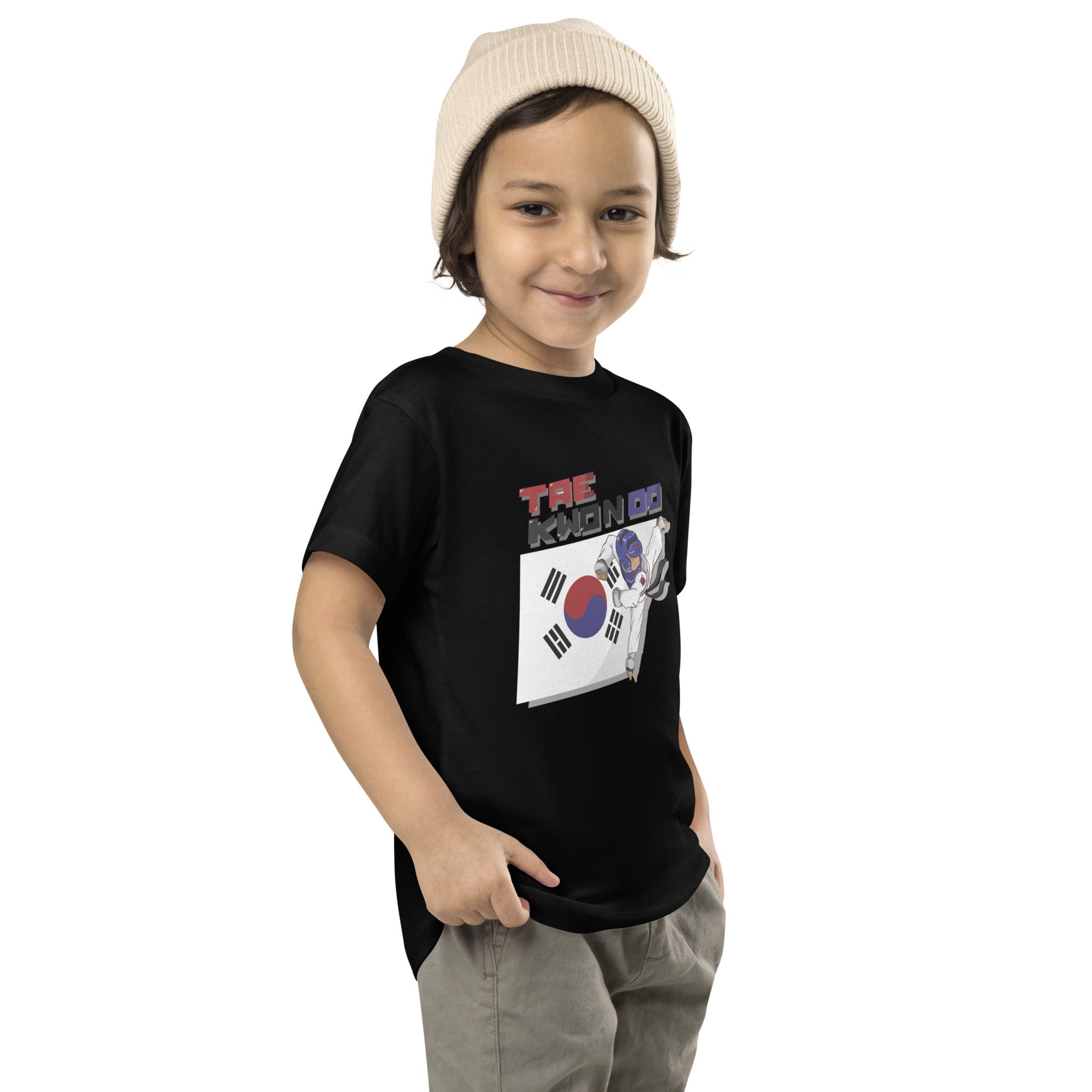 Camiseta de manga corta para niño TKD