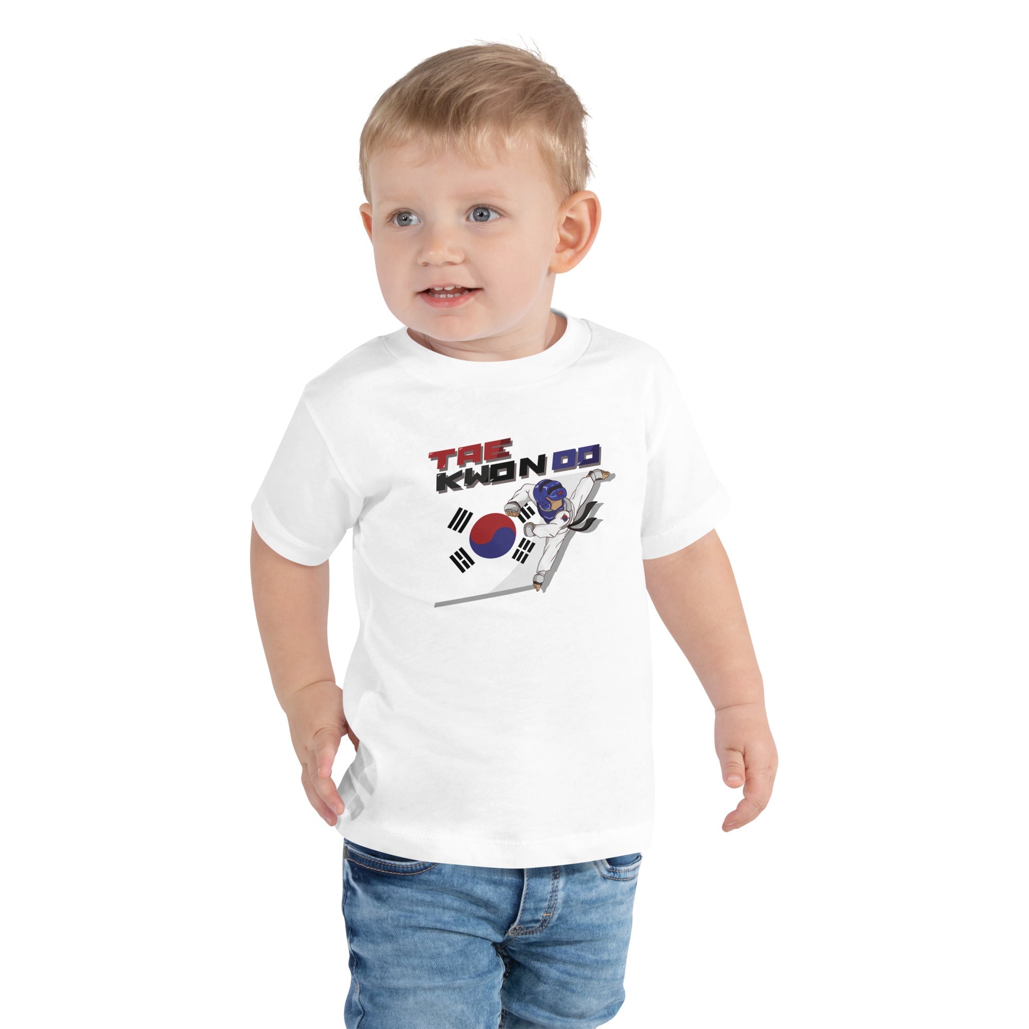 Camiseta de manga corta para niño TKD