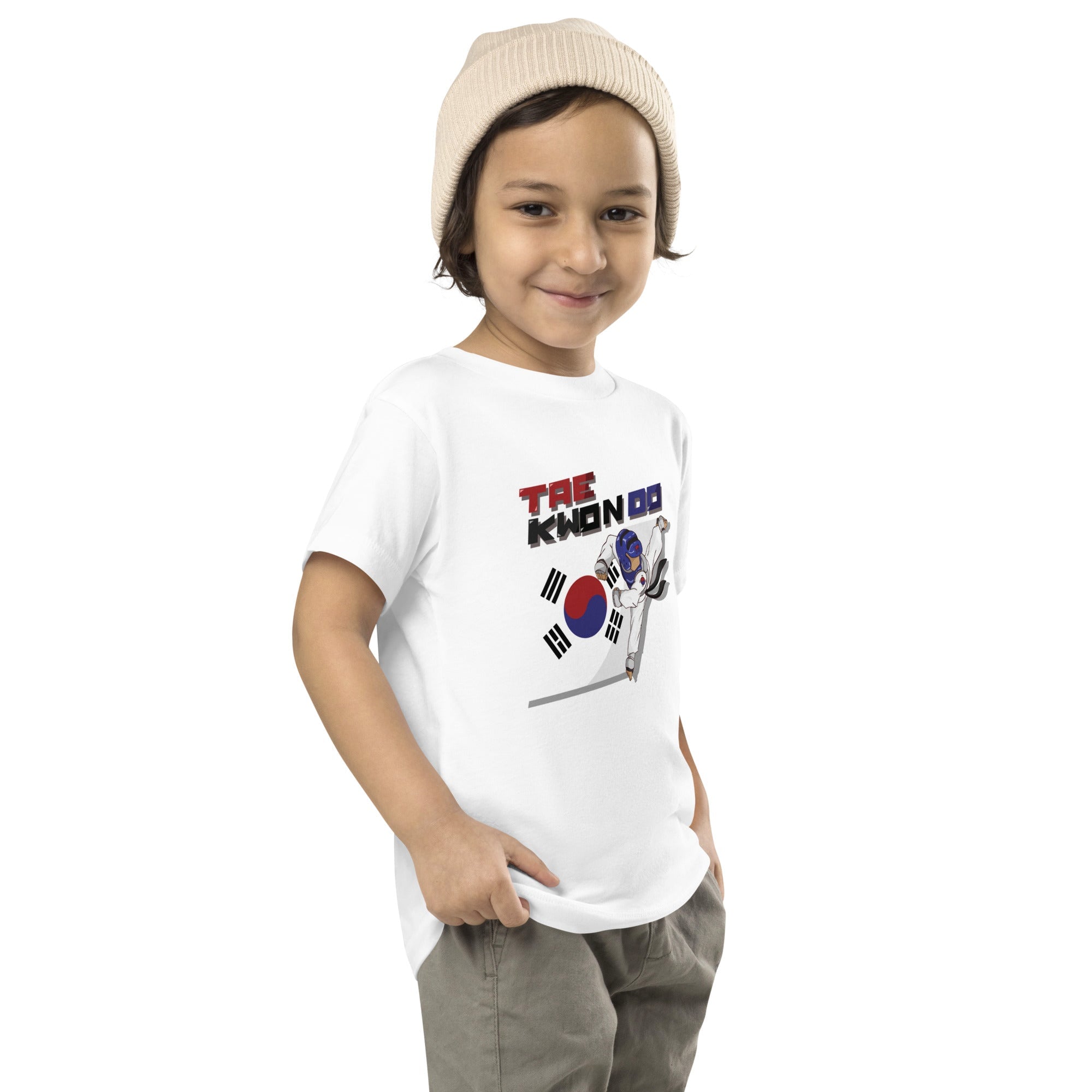 Camiseta de manga corta para niño TKD