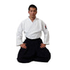 Hakama Faldón NEGRO para Aikido-Kendo